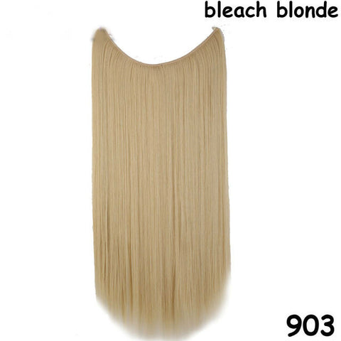 Wavy Hair Extensions  Brown Blonde