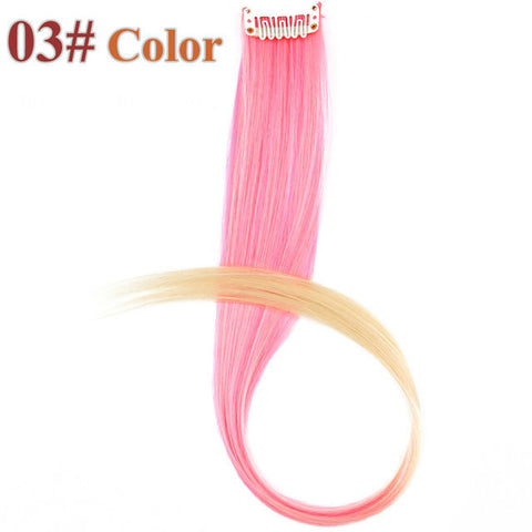 One Piece Hair Clip In Extensions Ombre Long Straight