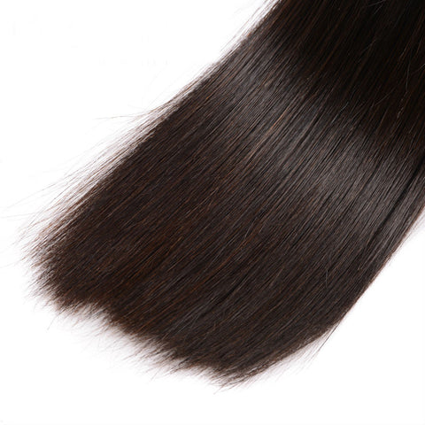 Straight Human Hair Bundles Remy Hair Extension