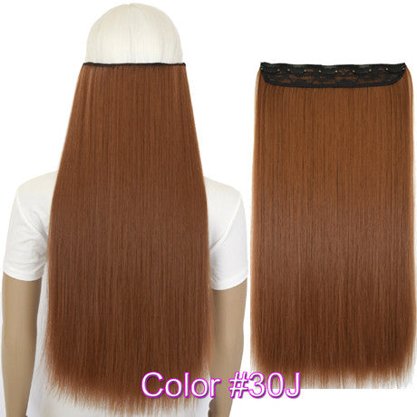 Straight 5 Clips on clip in Hair Extensions