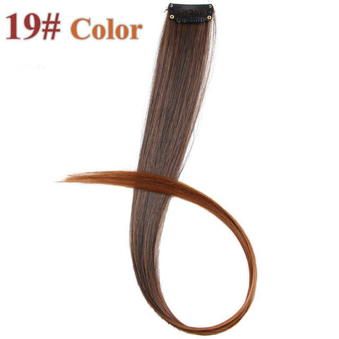 One Piece Hair Clip In Extensions Ombre Long Straight