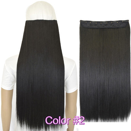 Straight 5 Clips on clip in Hair Extensions