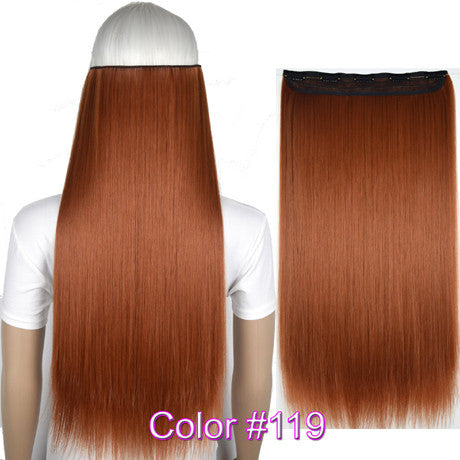 Straight 5 Clips on clip in Hair Extensions