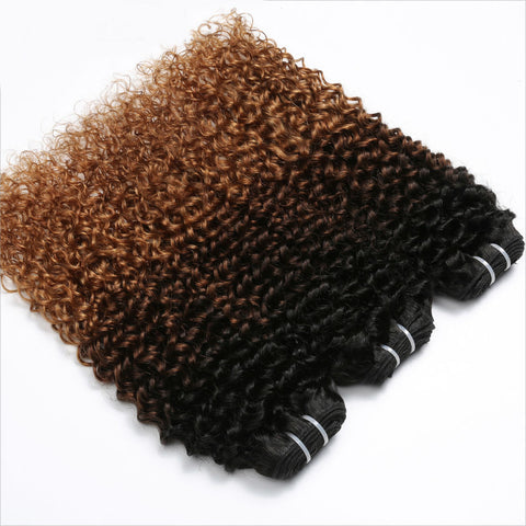 Kinky Curly Weave Human Hair Extensions