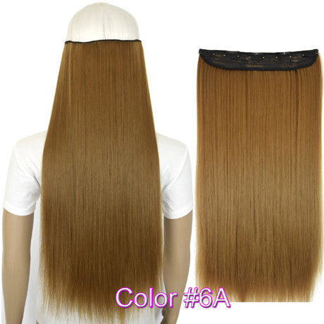 Straight 5 Clips on clip in Hair Extensions