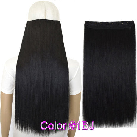 Straight 5 Clips on clip in Hair Extensions