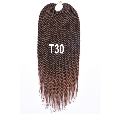 Synthetic Senegalese Twist Crochet Hair Extensions