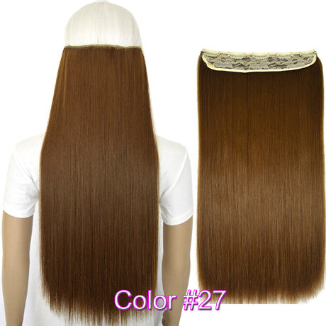 Straight 5 Clips on clip in Hair Extensions