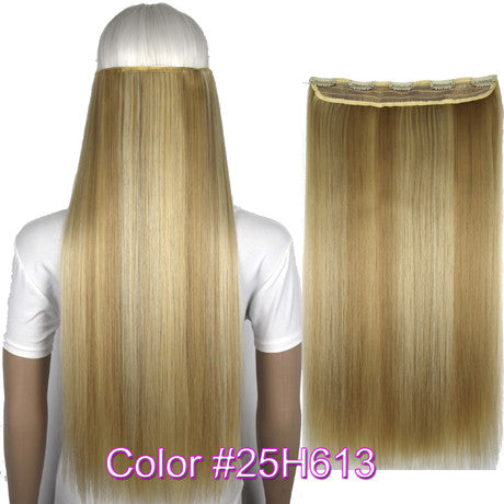 Straight 5 Clips on clip in Hair Extensions