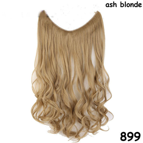 Wavy Hair Extensions  Brown Blonde