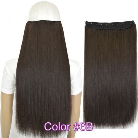 Straight 5 Clips on clip in Hair Extensions