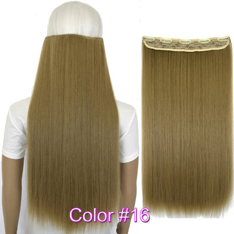 Straight 5 Clips on clip in Hair Extensions