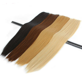 Long Straight 5Clips In Hair Extensions Black Brown