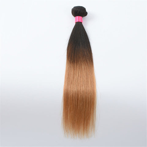 Ombre Human Hair Malaysian Straight Hair Extension