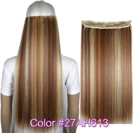 Straight 5 Clips on clip in Hair Extensions