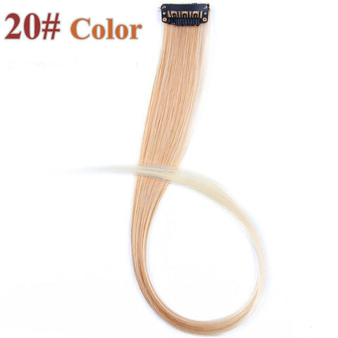 One Piece Hair Clip In Extensions Ombre Long Straight