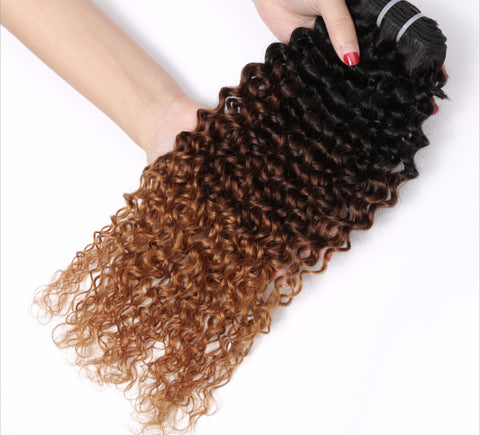 Kinky Curly Weave Human Hair Extensions