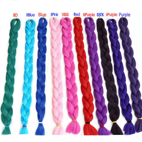 Braids Blonde Crochet False Braiding Hair Extensions