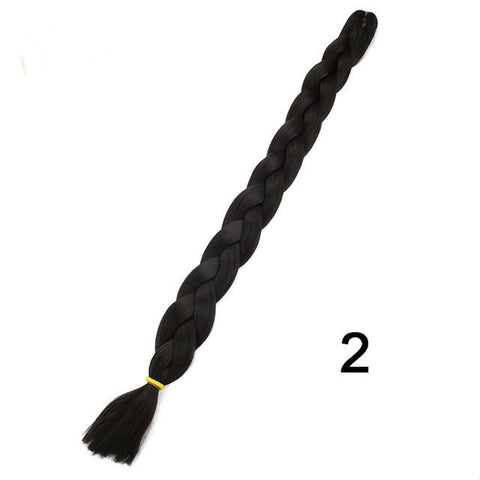 Braids Blonde Crochet False Braiding Hair Extensions