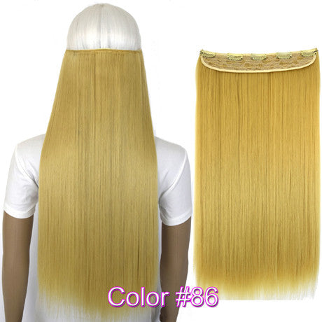 Straight 5 Clips on clip in Hair Extensions