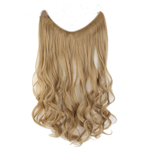 Wavy Hair Extensions  Brown Blonde