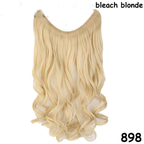 Wavy Hair Extensions  Brown Blonde