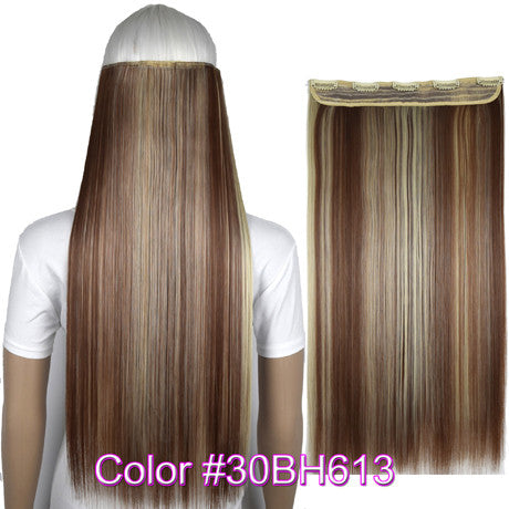 Straight 5 Clips on clip in Hair Extensions