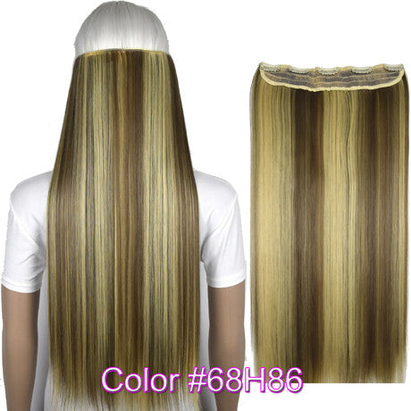 Straight 5 Clips on clip in Hair Extensions