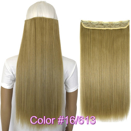 Straight 5 Clips on clip in Hair Extensions