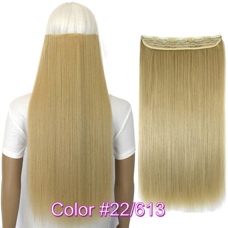 Straight 5 Clips on clip in Hair Extensions