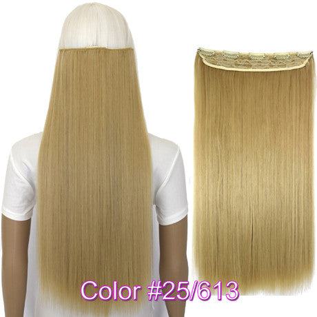 Straight 5 Clips on clip in Hair Extensions