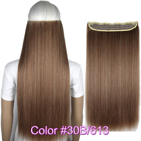 Straight 5 Clips on clip in Hair Extensions