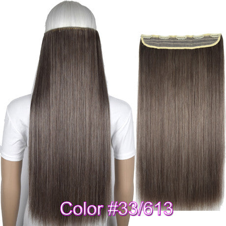 Straight 5 Clips on clip in Hair Extensions