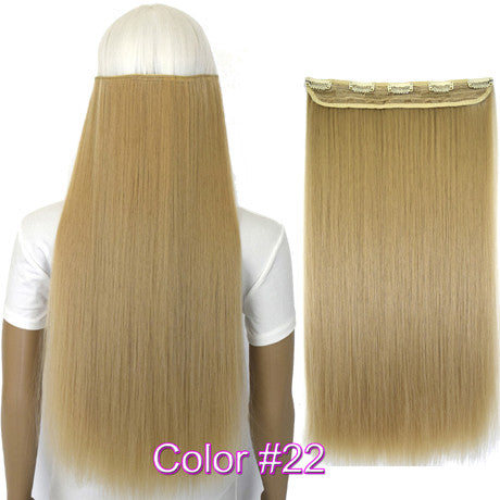 Straight 5 Clips on clip in Hair Extensions